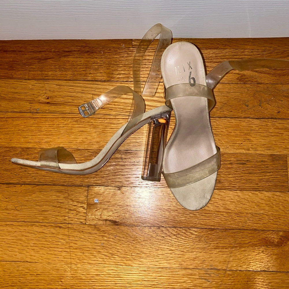 Mix No. 6 Lucee clear sandals - Picture 2 of 4